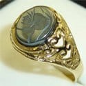 10k antique gold ring