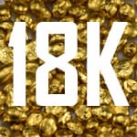 18 karat gold equals 75.00% pure gold