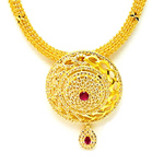 Arabic gold necklace made of 22 karat gold