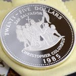 .900 silver coin Bahamas twenty five dollars