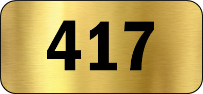 417 gold stamp specimen marking