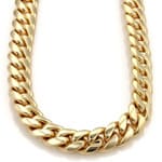 750 gold chain called Miami, Cuban link chain