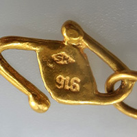 916 gold stamp