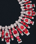 Cartier Collier with rubies and diamonds Nawangar