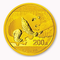 Panda Gold Coin 200 Yuan