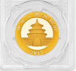 Chinese Gold Panda bullion coin obverse