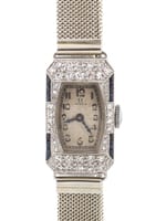 Vintage gold and platinum Omega watch