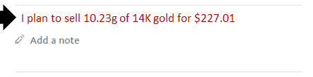 Memo note to get cash in 60 minutes
