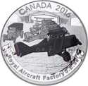 Canada $20 Aircrafts of the I. World War silver coin