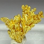 natural gold nugget from Brazil