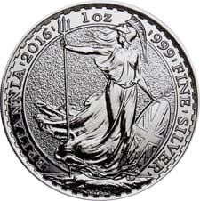 Britannia 2016 1 oz 999 fine silver