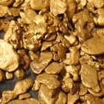 natural placer gold nuggets from British Columbia, Canada