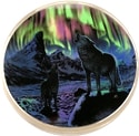 30 Dollars Northern Lights Canada silver coin