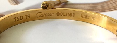 750 gold Cartier Love Bracelet