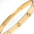 Cartier Love bangle made of 18K gold with diamonds