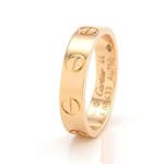 18 karat gold Love ring from Cartier