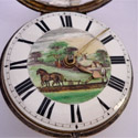 Rare civil war silver pocket watch