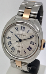 Ballon Bleu de Cartier watch gold and steel