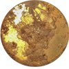 damaged scrap gold coin