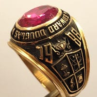 Catholic High School ring from ED White school