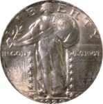rare silver quarter dated 1929