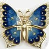 Faberge butterfly brooch
