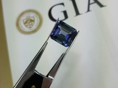 free gemstone stock images, blue tanzanite