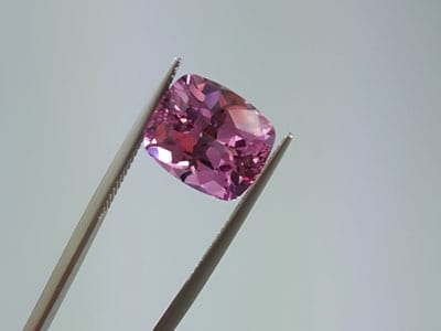 stock image: imperial (pink) topaz, loose gemstone