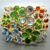 multi color gemstone ring