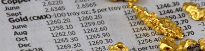 Stock market price for 100 troy ounces gold
