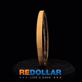 The edge of a one-ounce authentic American Gold Eagle is 2.87 mm.