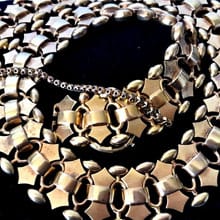 European, vintage 14k gold necklace