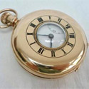 9K, Au .375 gold Swiss made pocket watch