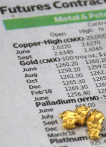 gold, palladium and platinum prices newspaper and gold nuggets