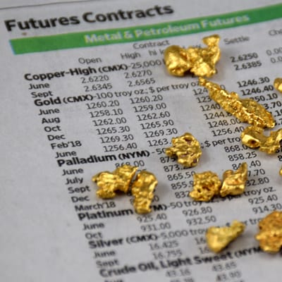 gold price stock market price
