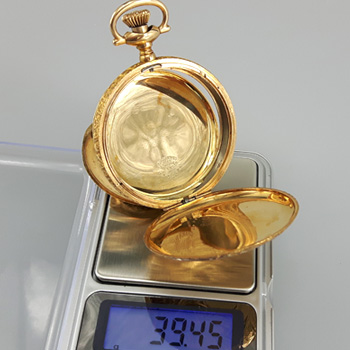 Gold Louisville Cardinals Pocket Watch