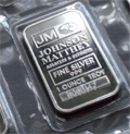 Johnson Matthey silver bar