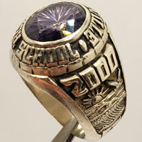 Jostens High School ring from Kempsville in 10k gold