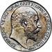 British King Edward VII 1902 silver coin