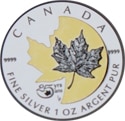 Maple Leaf anniversary silver coin special edition