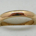 14 karat gold men's wedding band