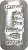 Metalor Silver Bar