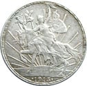 Mexican silver coin, 1 Pesos from 1913