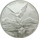 1 troy ounce Mexican silver Libertad coin