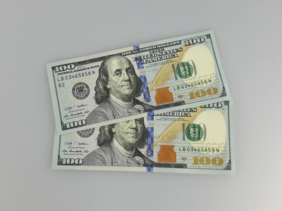 stock image: 100 US dollars, United States of America