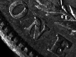 Morgan Dollar Close-Up "ONE"