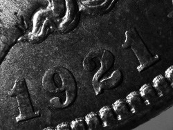 Morgan Dollar Close-Up "1921"