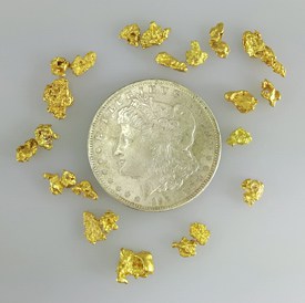Morgan's silver dollar value vs gold value