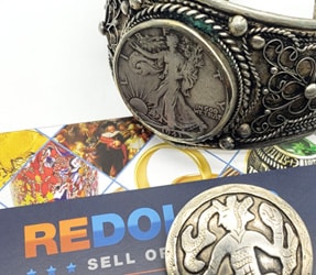 reDollar selling box to be filled with coin silver cuff