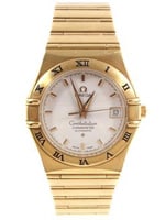 Omega Constellation gold watch
